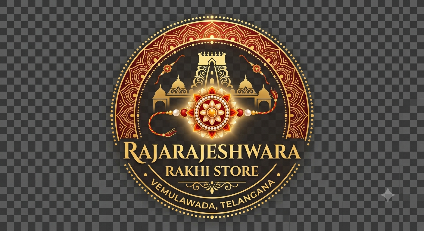 Rajarajeshwara Rakhi Store Logo